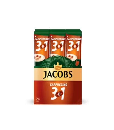 پودر کاپوچینو جاکوبز Jacobs Cappuccino بسته ۲۴ عددی